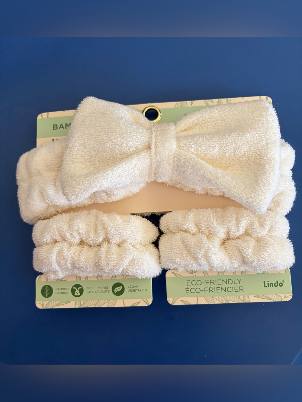 Bamboo Beauty Spa Headband & Wristbands NWT